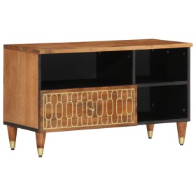 Massives Mangoholz-TV-Möbel 80x33x46 cm von , TV-Möbel - Ref: Foro24-358301, Preis: 69,25 €, Rabatt: %