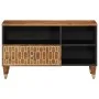 Mueble de TV madera maciza de mango 80x33x46 cm by , TV Furniture - Ref: Foro24-358301, Price: 68,53 €, Discount: %