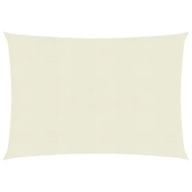 Cream HDPE sail awning 160 g/m² 2.5x3 m by vidaXL, Umbrellas - Ref: Foro24-311177, Price: 25,74 €, Discount: %