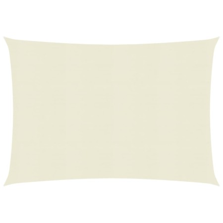 Cream HDPE sail awning 160 g/m² 2.5x3 m by vidaXL, Umbrellas - Ref: Foro24-311177, Price: 24,18 €, Discount: %