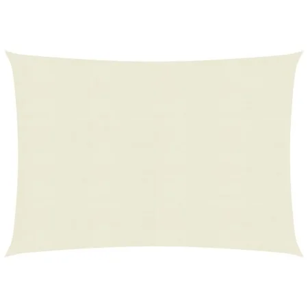 Cream HDPE sail awning 160 g/m² 2.5x3 m by vidaXL, Umbrellas - Ref: Foro24-311177, Price: 25,74 €, Discount: %