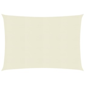 Cream HDPE sail awning 160 g/m² 2.5x3.5 m by vidaXL, Umbrellas - Ref: Foro24-311178, Price: 29,55 €, Discount: %