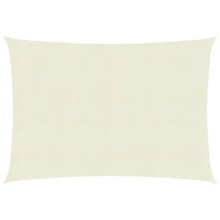 Toldo de vela crema HDPE 160 g/m² 2,5x3,5 m de vidaXL, Sombrillas - Ref: Foro24-311178, Precio: 27,45 €, Descuento: %