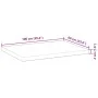 Tablero escritorio madera maciza acacia sin tratar 100x60x4 cm by , Desk accessories and products - Ref: Foro24-3279740, Pric...