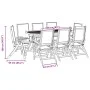 Juego comedor de jardín 9 pzas madera maciza acacia y textileno by , Garden sets - Ref: Foro24-3279285, Price: 738,62 €, Disc...