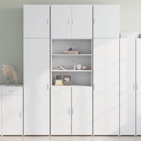 Hoher Schrank aus weißem Ingenieurholz 80x42,5x249 cm von , Sideboards - Ref: Foro24-3281357, Preis: 237,20 €, Rabatt: %
