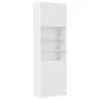 Aparador alto madera de ingeniería blanco 80x42,5x249 cm by , Sideboards - Ref: Foro24-3281357, Price: 226,56 €, Discount: %