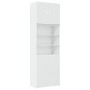 Aparador alto madera de ingeniería blanco 80x42,5x249 cm by , Sideboards - Ref: Foro24-3281357, Price: 236,95 €, Discount: %