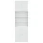 Aparador alto madera de ingeniería blanco 80x42,5x249 cm by , Sideboards - Ref: Foro24-3281357, Price: 226,56 €, Discount: %