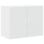 Aparador alto madera de ingeniería blanco 80x42,5x249 cm by , Sideboards - Ref: Foro24-3281357, Price: 226,56 €, Discount: %