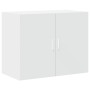 Hoher Schrank aus weißem Ingenieurholz 80x42,5x249 cm von , Sideboards - Ref: Foro24-3281357, Preis: 236,95 €, Rabatt: %
