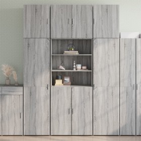 Hoher Schrank aus Sonoma-Grau-Ingenieurholz 80x42,5x249 cm. von , Sideboards - Ref: Foro24-3281362, Preis: 267,82 €, Rabatt: %