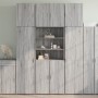 Aparador alto madera de ingeniería gris Sonoma 80x42,5x249 cm de , Aparadores - Ref: Foro24-3281362, Precio: 267,82 €, Descue...