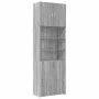 Aparador alto madera de ingeniería gris Sonoma 80x42,5x249 cm by , Sideboards - Ref: Foro24-3281362, Price: 258,43 €, Discoun...