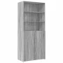 Aparador alto madera de ingeniería gris Sonoma 80x42,5x249 cm by , Sideboards - Ref: Foro24-3281362, Price: 258,43 €, Discoun...