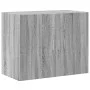 Aparador alto madera de ingeniería gris Sonoma 80x42,5x249 cm by , Sideboards - Ref: Foro24-3281362, Price: 258,43 €, Discoun...