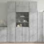 Hoher Schrank aus grauem Beton-Ingenieurholz 80x42,5x249 cm. von , Sideboards - Ref: Foro24-3281360, Preis: 259,36 €, Rabatt: %