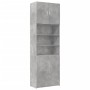 Hoher Schrank aus grauem Beton-Ingenieurholz 80x42,5x249 cm. von , Sideboards - Ref: Foro24-3281360, Preis: 259,36 €, Rabatt: %