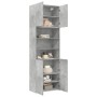 Hoher Schrank aus grauem Beton-Ingenieurholz 80x42,5x249 cm. von , Sideboards - Ref: Foro24-3281360, Preis: 259,36 €, Rabatt: %