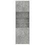 Hoher Schrank aus grauem Beton-Ingenieurholz 80x42,5x249 cm. von , Sideboards - Ref: Foro24-3281360, Preis: 259,36 €, Rabatt: %