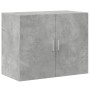 Hoher Schrank aus grauem Beton-Ingenieurholz 80x42,5x249 cm. von , Sideboards - Ref: Foro24-3281360, Preis: 259,36 €, Rabatt: %