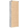 Hoher Schrank aus grauem Beton-Ingenieurholz 80x42,5x249 cm. von , Sideboards - Ref: Foro24-3281360, Preis: 259,36 €, Rabatt: %