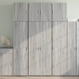 Hoher Schrank aus Sonoma-Grau-Ingenieurholz 80x42,5x249 cm. von , Sideboards - Ref: Foro24-3281369, Preis: 277,63 €, Rabatt: %