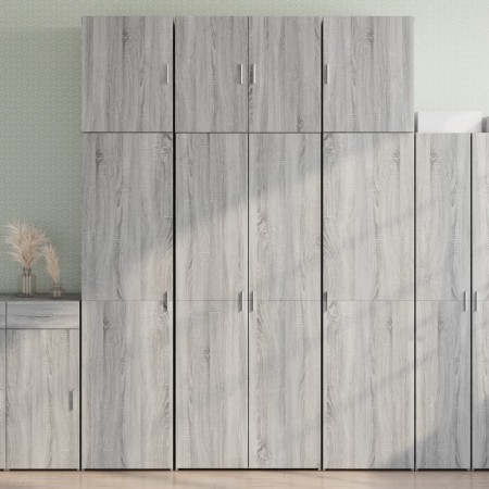 Hoher Schrank aus Sonoma-Grau-Ingenieurholz 80x42,5x249 cm. von , Sideboards - Ref: Foro24-3281369, Preis: 283,15 €, Rabatt: %