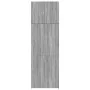 Aparador alto madera de ingeniería gris Sonoma 80x42,5x249 cm de , Aparadores - Ref: Foro24-3281369, Precio: 277,56 €, Descue...