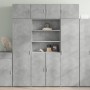 Grauer Beton-Engineered-Holz-Sideboard 80x42,5x185 cm von , Sideboards - Ref: Foro24-3281381, Preis: 191,24 €, Rabatt: %