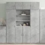 Grauer Beton-Engineered-Holz-Sideboard 80x42,5x185 cm von , Sideboards - Ref: Foro24-3281381, Preis: 188,03 €, Rabatt: %