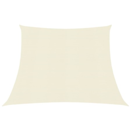 Cream HDPE sail awning 160 g/m² 3/4x3 m by vidaXL, Umbrellas - Ref: Foro24-311214, Price: 25,95 €, Discount: %