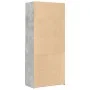 Aparador de madera de ingeniería gris hormigón 80x42,5x185 cm by , Sideboards - Ref: Foro24-3281381, Price: 187,61 €, Discoun...