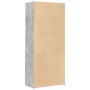 Grauer Beton-Engineered-Holz-Sideboard 80x42,5x185 cm von , Sideboards - Ref: Foro24-3281381, Preis: 191,24 €, Rabatt: %