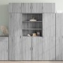Ingenieurholz-Sideboard in Sonoma-Grau 80x42,5x185 cm von , Sideboards - Ref: Foro24-3281383, Preis: 201,11 €, Rabatt: %