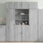 Ingenieurholz-Sideboard in Sonoma-Grau 80x42,5x185 cm von , Sideboards - Ref: Foro24-3281383, Preis: 193,56 €, Rabatt: %