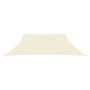 Cremefarbenes HDPE-Segelmarkise 160 g/m² 3/4x3 m von vidaXL, Sonnenschirme - Ref: Foro24-311214, Preis: 25,95 €, Rabatt: %