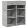 Grau-betonfarbener Schrank aus Sperrholz 80x42,5x93 cm. von , Sideboards - Ref: Foro24-3281479, Preis: 96,49 €, Rabatt: %