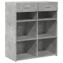 Grau-betonfarbener Schrank aus Sperrholz 80x42,5x93 cm. von , Sideboards - Ref: Foro24-3281479, Preis: 95,32 €, Rabatt: %