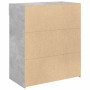 Grau-betonfarbener Schrank aus Sperrholz 80x42,5x93 cm. von , Sideboards - Ref: Foro24-3281479, Preis: 96,49 €, Rabatt: %
