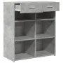 Aparador de madera contrachapada gris hormigón 80x42,5x93 cm de , Aparadores - Ref: Foro24-3281479, Precio: 95,32 €, Descuent...