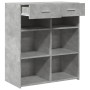 Grau-betonfarbener Schrank aus Sperrholz 80x42,5x93 cm. von , Sideboards - Ref: Foro24-3281479, Preis: 96,49 €, Rabatt: %