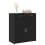 Aparador de madera de ingeniería negro 80x42,5x93 cm by , Sideboards - Ref: Foro24-3281470, Price: 153,44 €, Discount: %