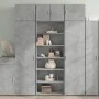 Aparador alto madera de ingeniería gris hormigón 70x41x185 cm by , Sideboards - Ref: Foro24-3281690, Price: 114,36 €, Discoun...
