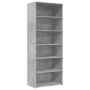 Hoher Schrank aus grauem Beton-Ingenieurholz 70x41x185 cm von , Sideboards - Ref: Foro24-3281690, Preis: 115,74 €, Rabatt: %