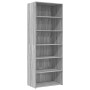 Aparador alto madera de ingeniería gris Sonoma 70x41x185 cm von , Sideboards - Ref: Foro24-3281692, Preis: 118,33 €, Rabatt: %