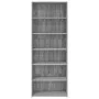 Aparador alto madera de ingeniería gris Sonoma 70x41x185 cm by , Sideboards - Ref: Foro24-3281692, Price: 116,93 €, Discount: %