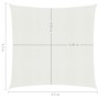 White HDPE sail shade 160 g/m² 4.5x4.5 m by vidaXL, Umbrellas - Ref: Foro24-311222, Price: 50,03 €, Discount: %