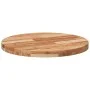 Tablero de mesa redondo madera maciza de acacia Ø60x4 cm by , Table tops - Ref: Foro24-4008702, Price: 66,91 €, Discount: %