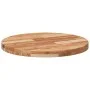 Tablero de mesa redondo madera maciza de acacia Ø60x4 cm by , Table tops - Ref: Foro24-4008702, Price: 66,91 €, Discount: %